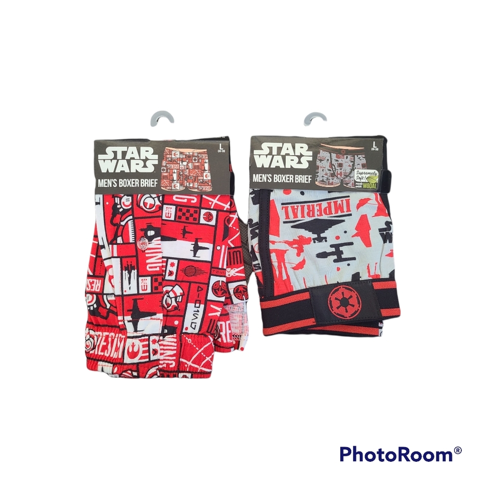 NWT (2) Star Wars Men's Boxer Brief
